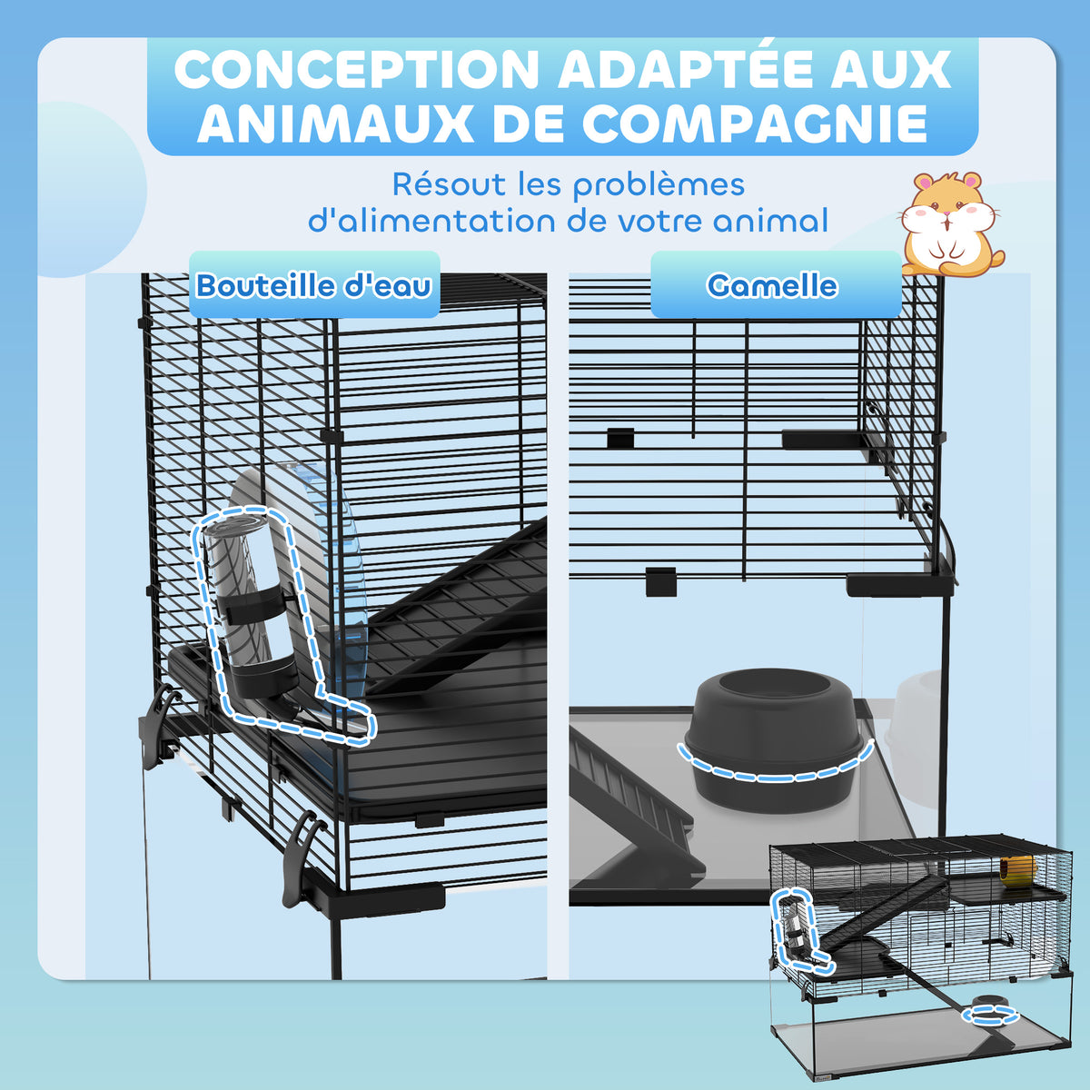 Hamster cage