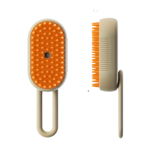 3-in-1 Rechargeable Steam Pet Brush for Cats & Dogs